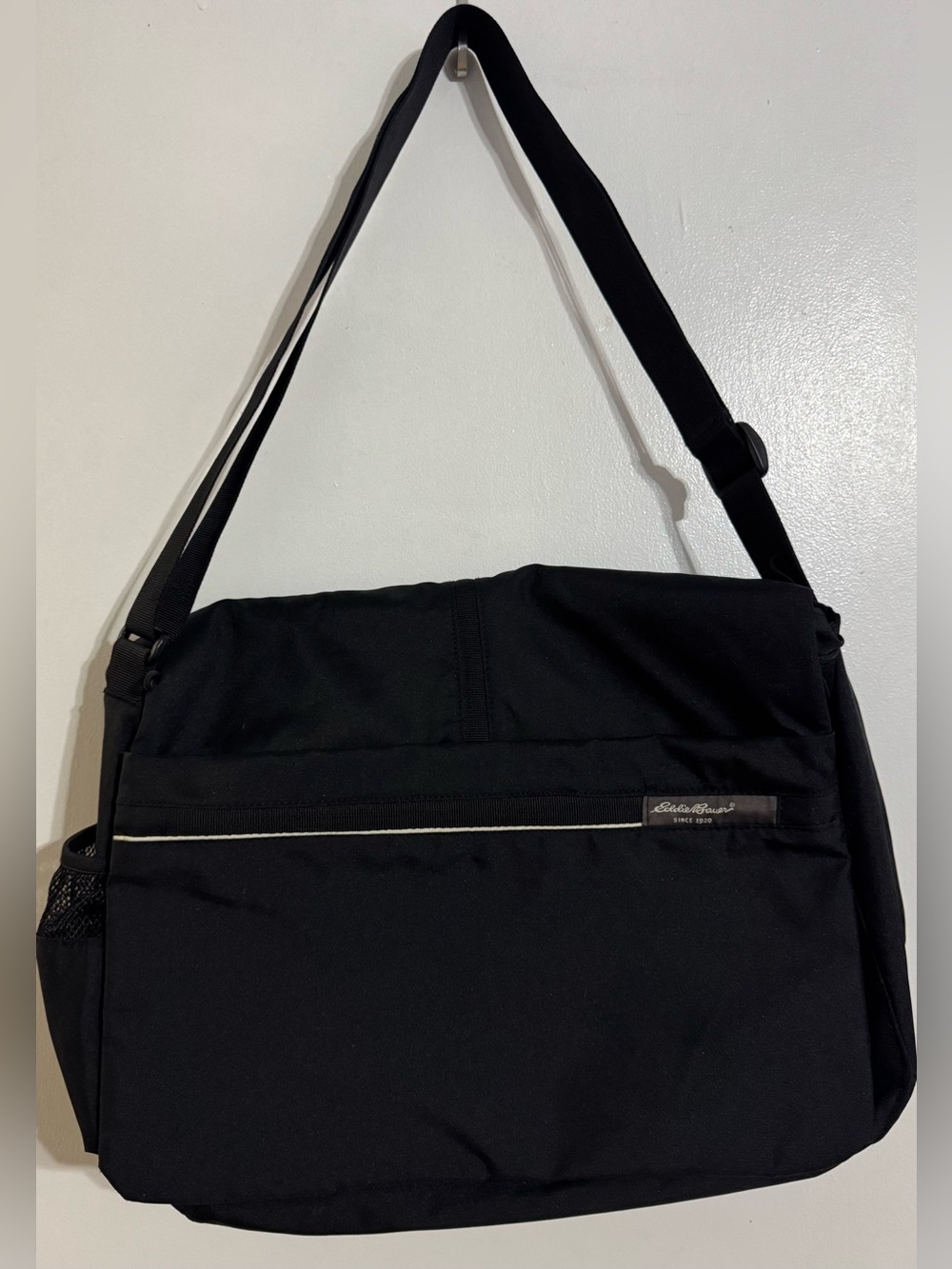 Eddie Bauer Black Messenger Bag